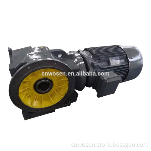 K series foot mounted solid output shaft reduction gearbox